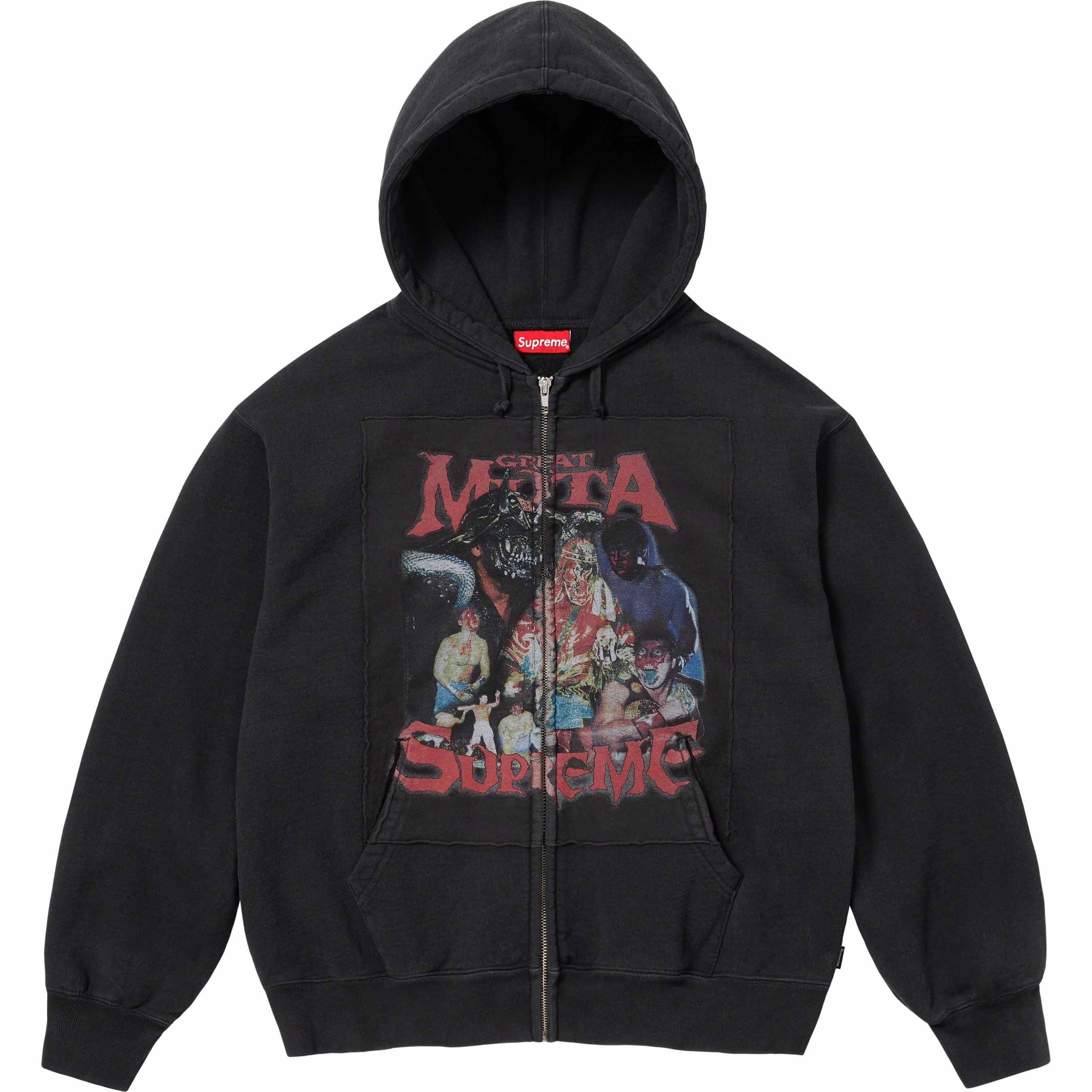 Muta Zip Up Hooded Sweatshirt view 8